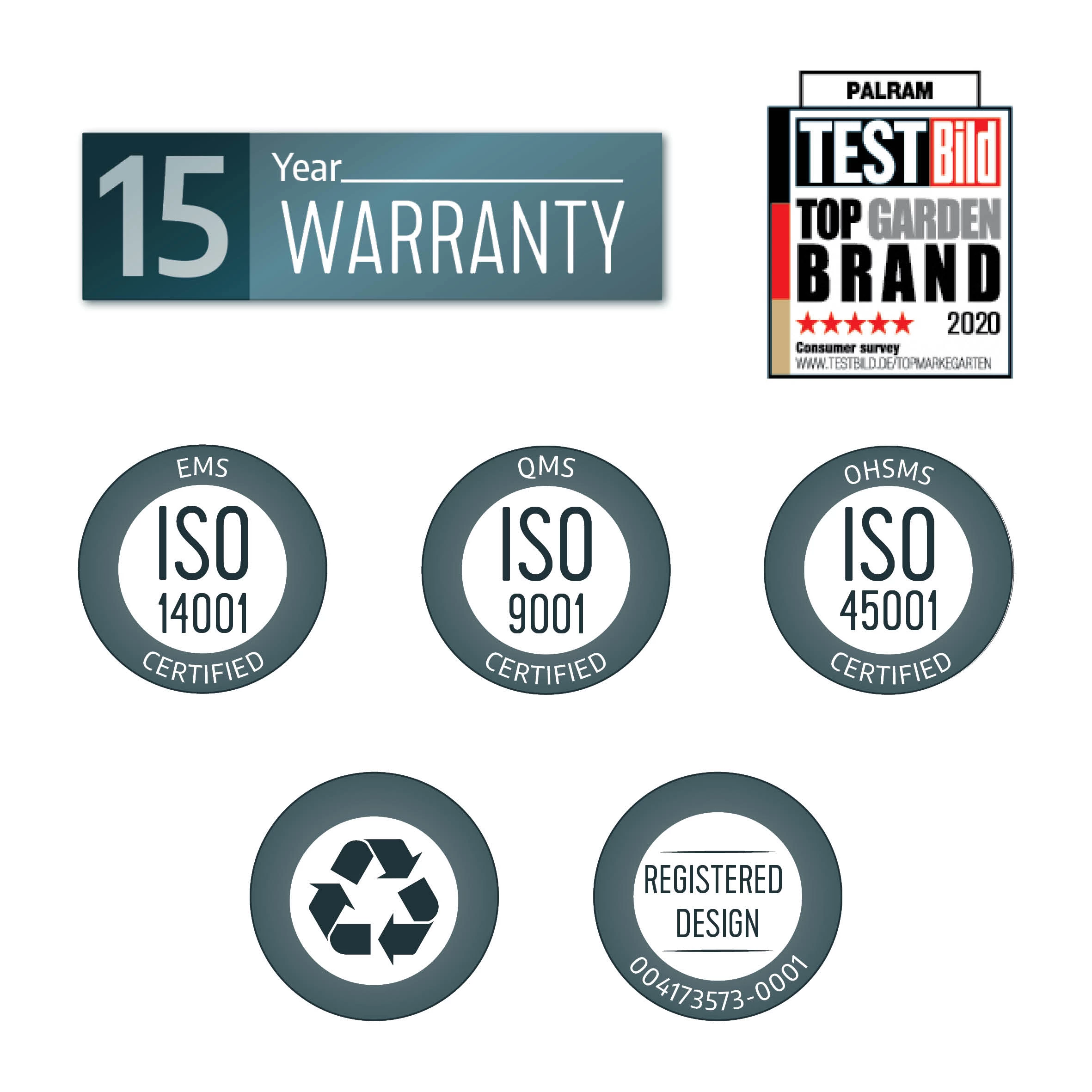 Palram - Canopia Yukon 11x9 Apex Dark Grey Plastic Shed - Image 7