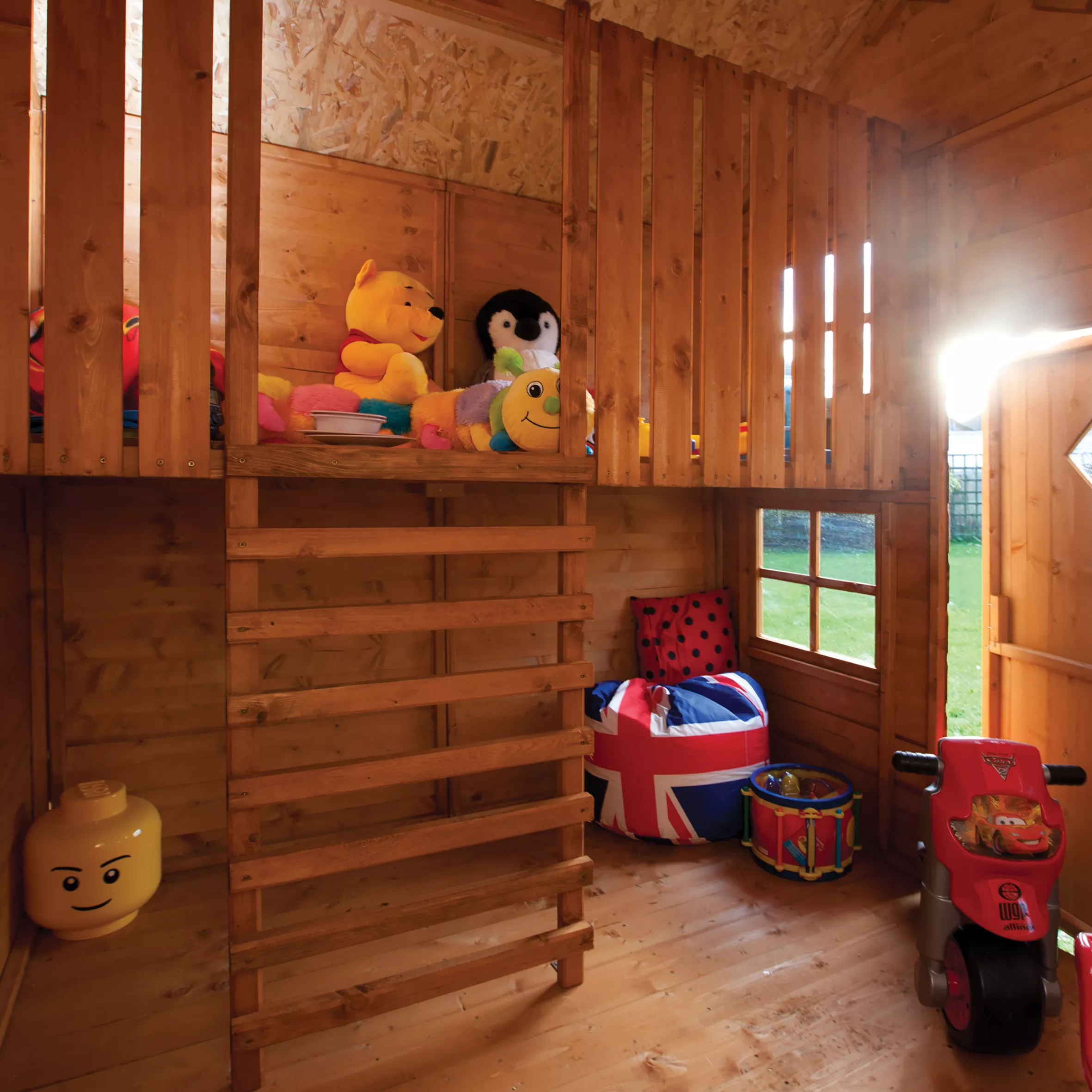 Rowlinson Playaway Swiss Cottage Apex Shiplap Playhouse - Image 4