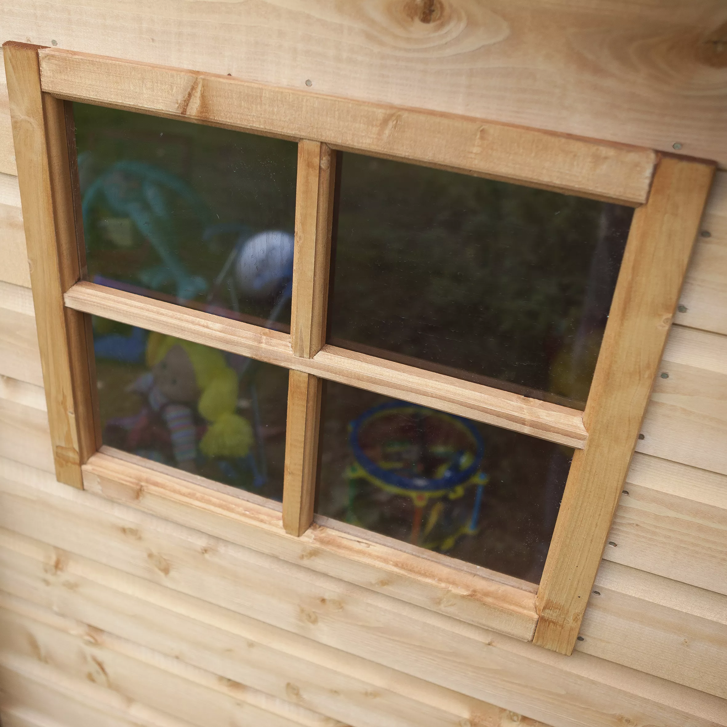 Rowlinson Playaway Swiss Cottage Apex Shiplap Playhouse - Image 3
