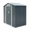 Rowlinson Trentvale 6x4 Apex Dark Grey Metal Shed