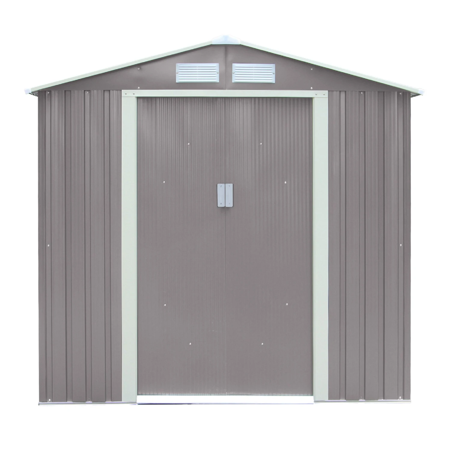 Rowlinson Trentvale 6x4 Pent Light Grey Metal Shed - Image 2