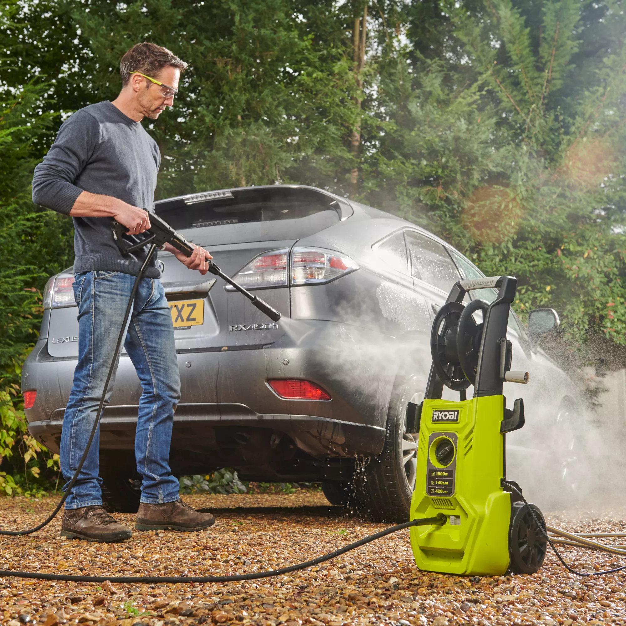 Ryobi Corded Pressure Washer 1.8kW RY140PWA - Image 2