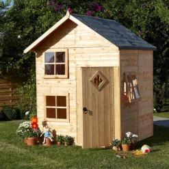 Shire 5x5 Croft Whitewood Pine Playhouse Assembly Service Included