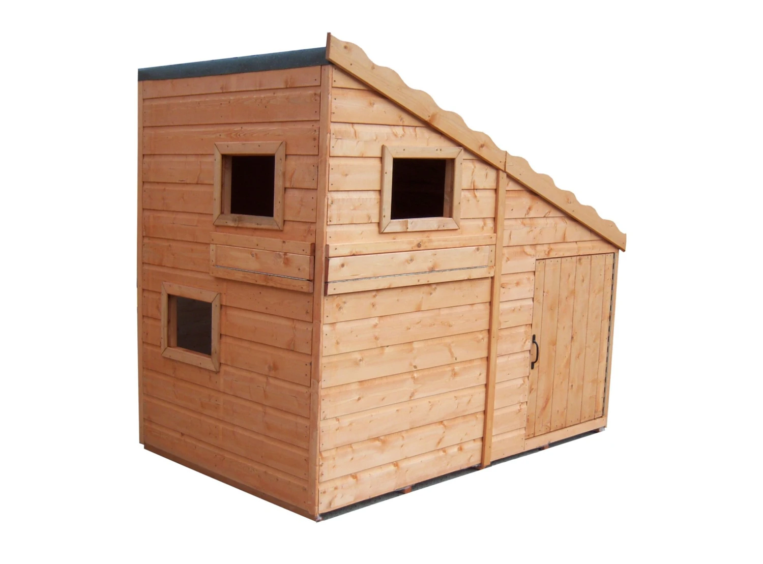 Shire 6x4 Command Post Whitewood Pine Playhouse Assembly Required - Image 2