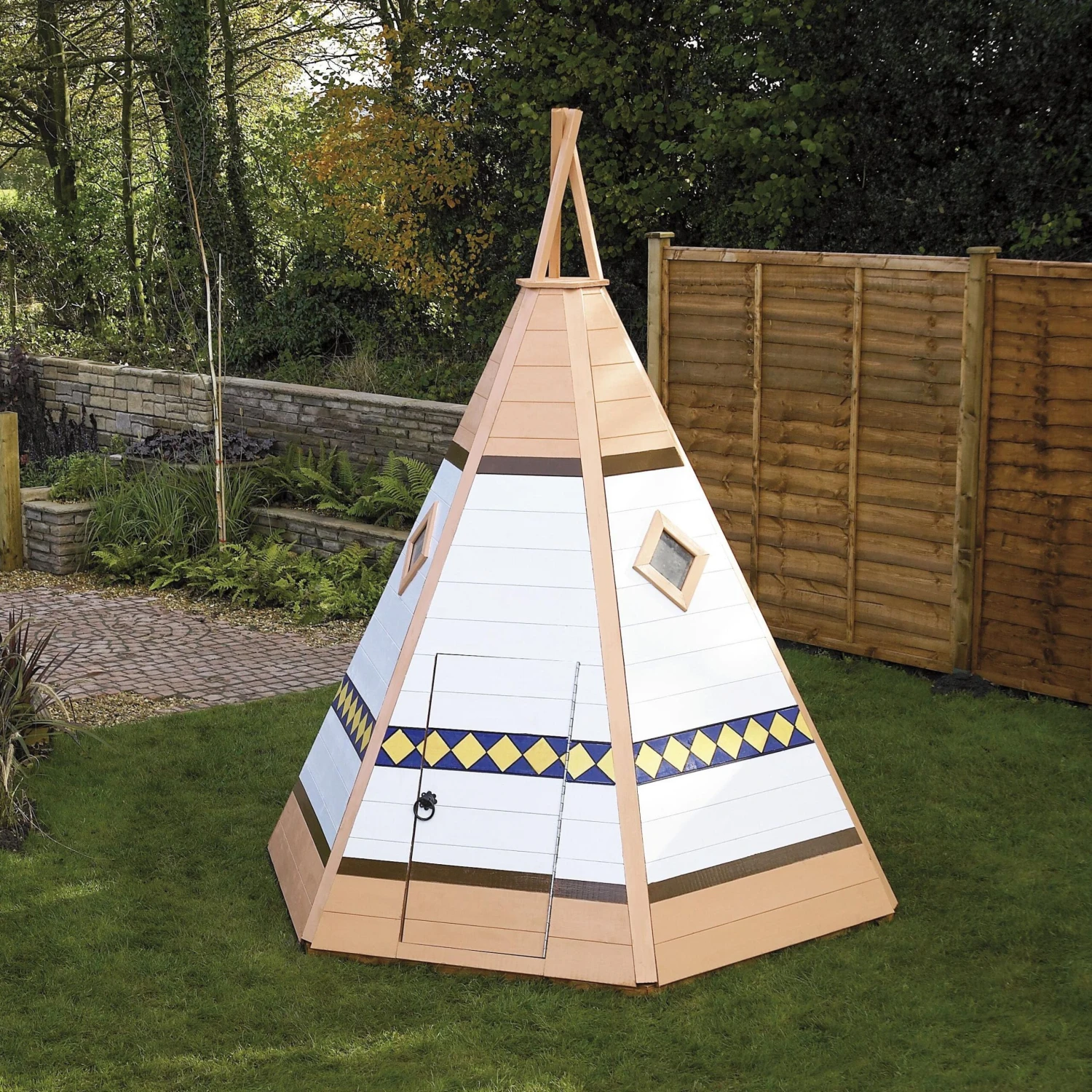 Shire 7x6 Wigwam Whitewood Pine Playhouse Assembly Service Included - Image 3