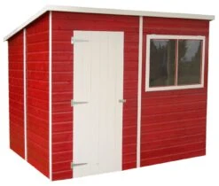 Shire Caldey 8x6 Ft Pent Shiplap Wooden Shed With Floor (Base Included)