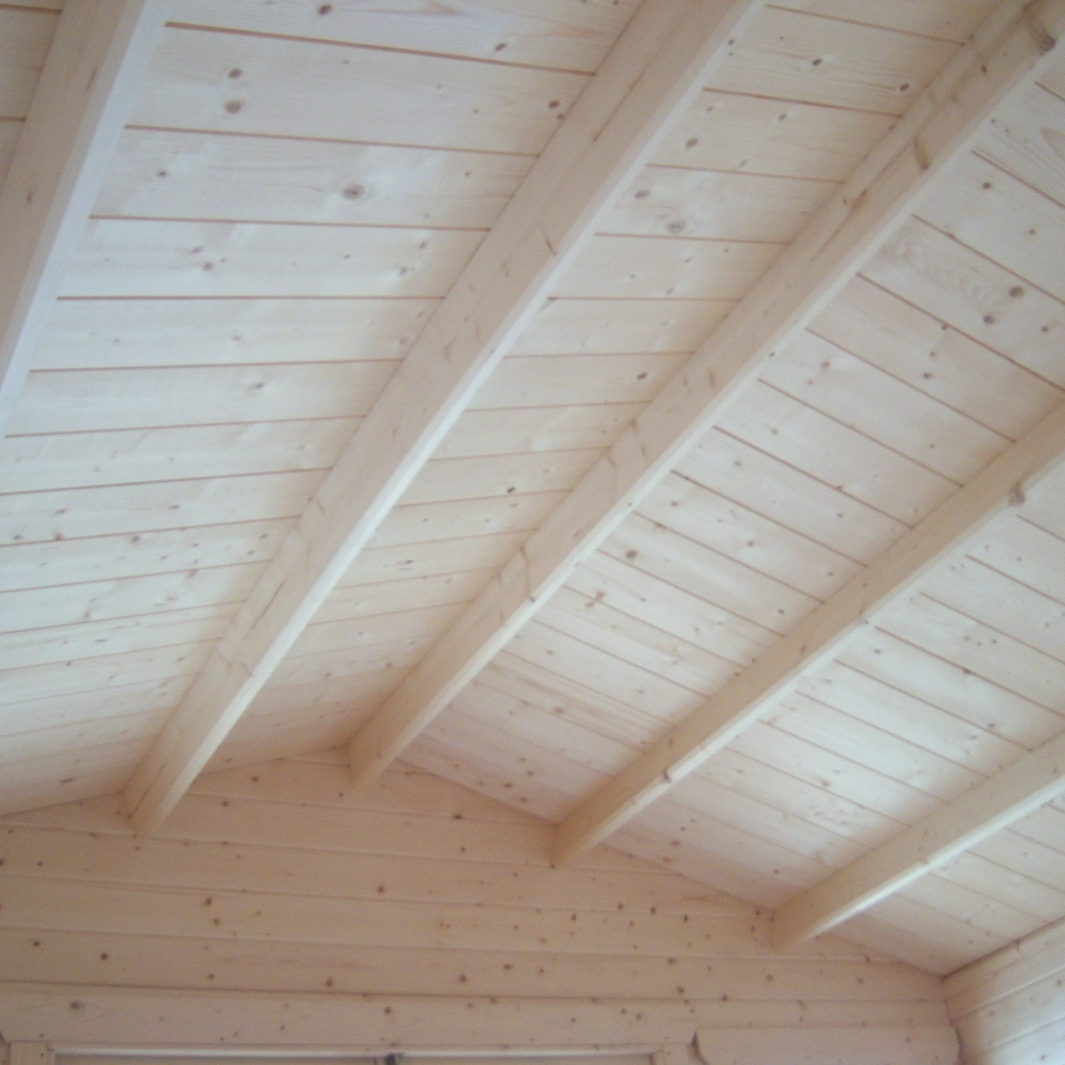 Shire Cannock 12x10 Glass Apex Tongue & Groove Wooden Cabin - Base Not Included - Image 2