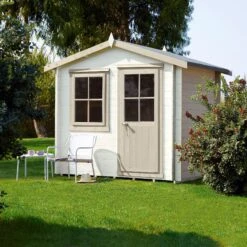 Shire Hartley 7x7 Apex Tongue & Groove Wooden Cabin (Base Included) - Assembly Service Included