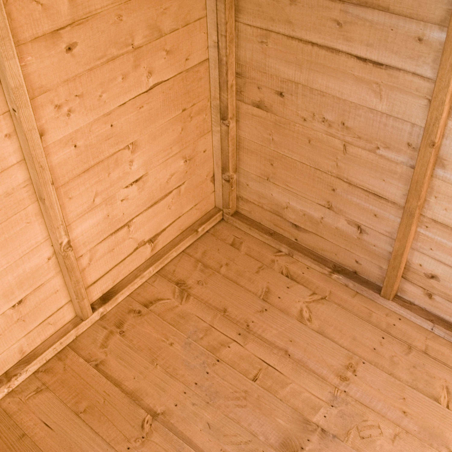 Shire Milton 8x9 Glass Apex Shiplap Wooden Summer House - Base Not Included - Image 3