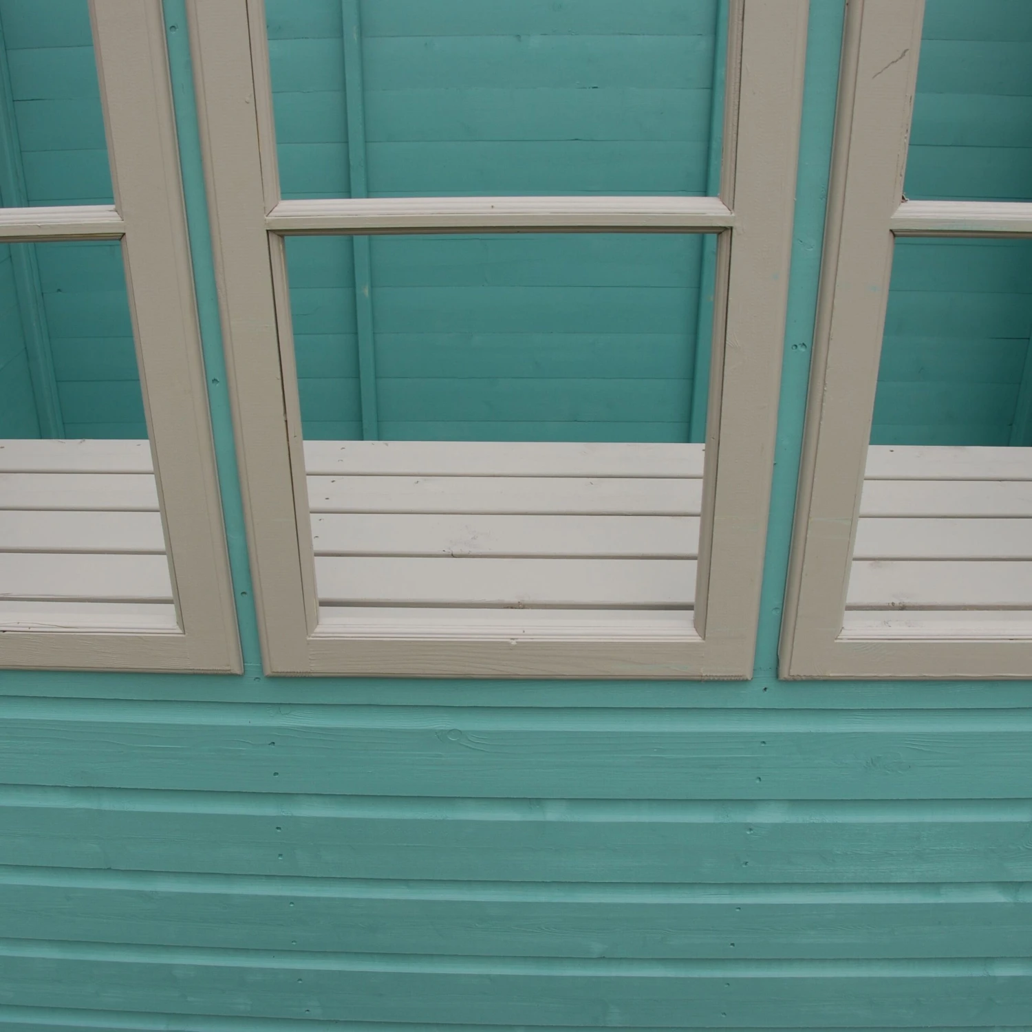 Shire Sun 10x6 Glass Pent Shiplap Wooden Summer House - Base Not Included - Image 3