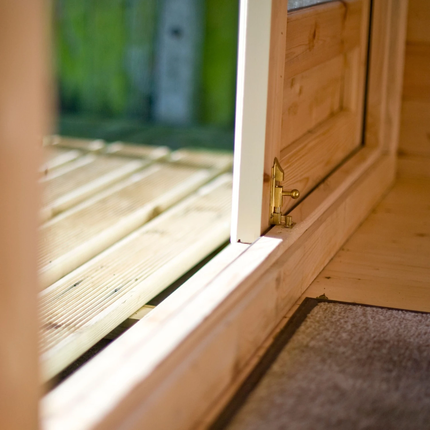 Shire Twyford 14x17 Glass Apex Tongue & Groove Wooden Cabin - Base Not Included - Image 6