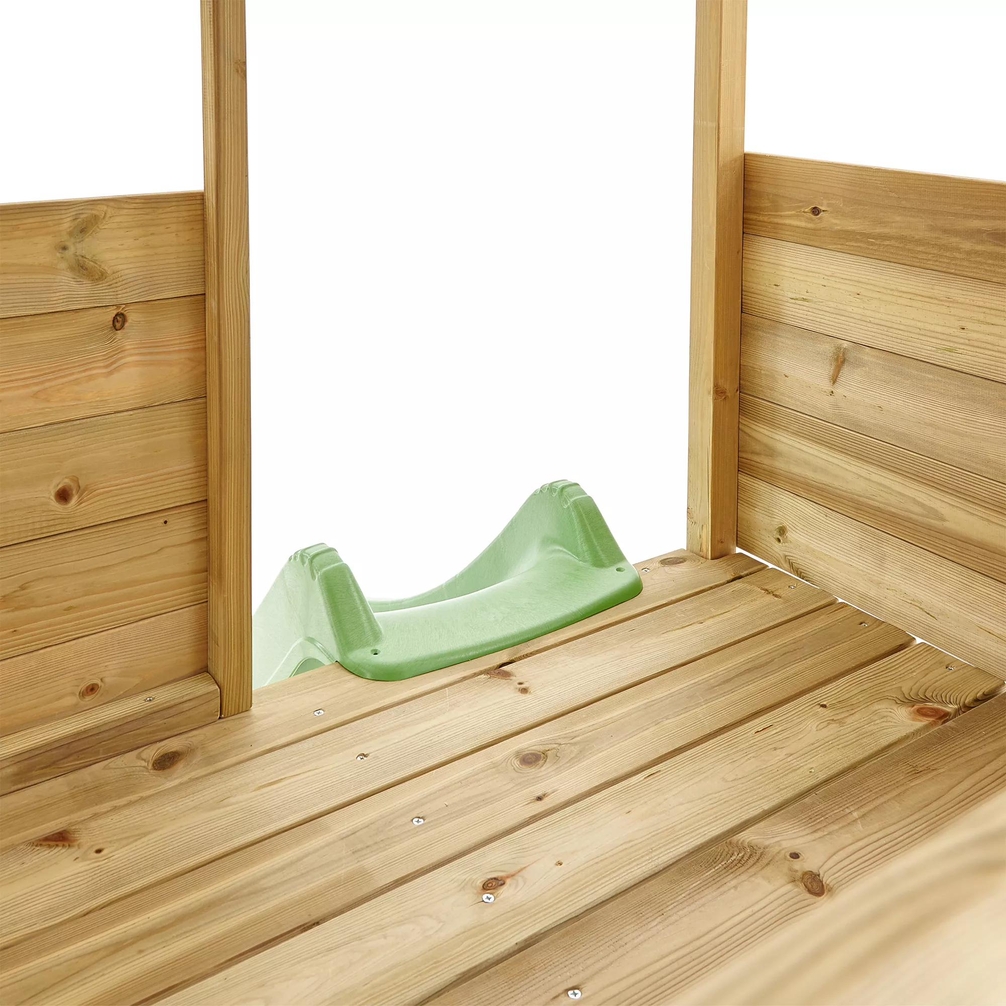 TP Toys 8x7 Tree Top Timber Tower Slide Playhouse Assembly Required - Image 9